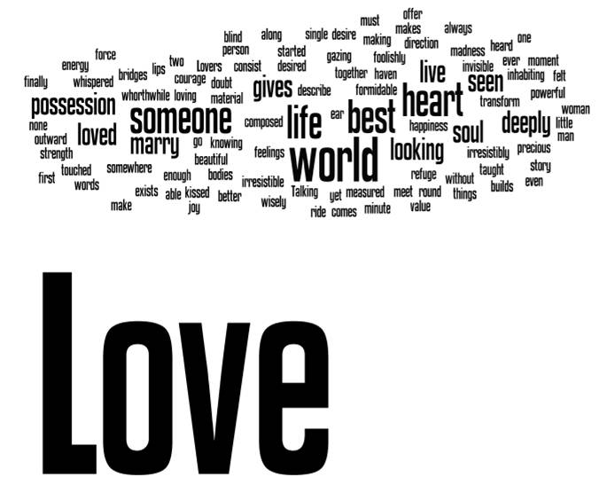  romantic words of love was made using a few famous romantic love quotes.
